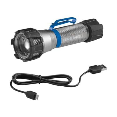 Dremel HSFL-01 4V Cordless USB Rechargeable Flashlight with 500 Lumens and 3 Light Modes
