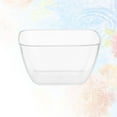 thumbnail image 6 of 10 pcs  Disposable Salad Bowl Plastic Transparent Square Dessert Storage Bowl for Home Store Kitchen (70ml), 6 of 6