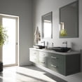 thumbnail image 6 of Vigo Vgt1073 Donatello 18" Rectangular Glass Vessel Bathroom Sink - Chrome, 6 of 10