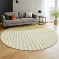 thumbnail image 6 of Addison Rugs Mayfield Premium Machine Washable Transitional Geometric Wheat Round Rug, 8' x 8', 6 of 6