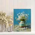 thumbnail image 2 of Qisvanset Daisies In Kettle Canvas Print 15.75x11.81 Inches, 2 of 8