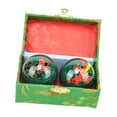 thumbnail image 2 of Bolas de masaje Baoding con caja de almacenamiento para aliviar la rigidez. Ideales para padres y personas mayores. Verde, 2 of 9