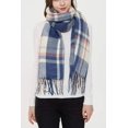 thumbnail image 3 of Wander Agio Women's Fashion Long Shawl Big Grid Winter Warm Lattice Large Scarf, 3 of 3