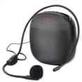 thumbnail image 2 of Amplificador de Voz Portátil Amplificadores de Voz con Cable Altavoz Radio FM Micrófono con Diadema Altavoz para Profesores Negro, 2 of 8