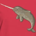 thumbnail image 3 of CafePress - Narwhal T Shirt - Women's Traditional Fit Dark T-Shirt, 3 of 4
