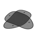 thumbnail image 1 of Parasol Negro Para Coche, Parasol Para Ventana Trasera, Cubierta De Malla Con Ventosa, Protección Uv, Viaje Para Niños Y Bebés 2 Uds., Vogacara VI006677-00, 1 of 6
