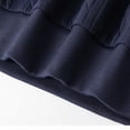thumbnail image 4 of Blusa y camisa de manga larga con cuello vuelto para hombre, informal, de color liso, con cremallera, cuello redondo, estilo deportivo, blusa de poliéster de manga larga para hombre, 4 of 8
