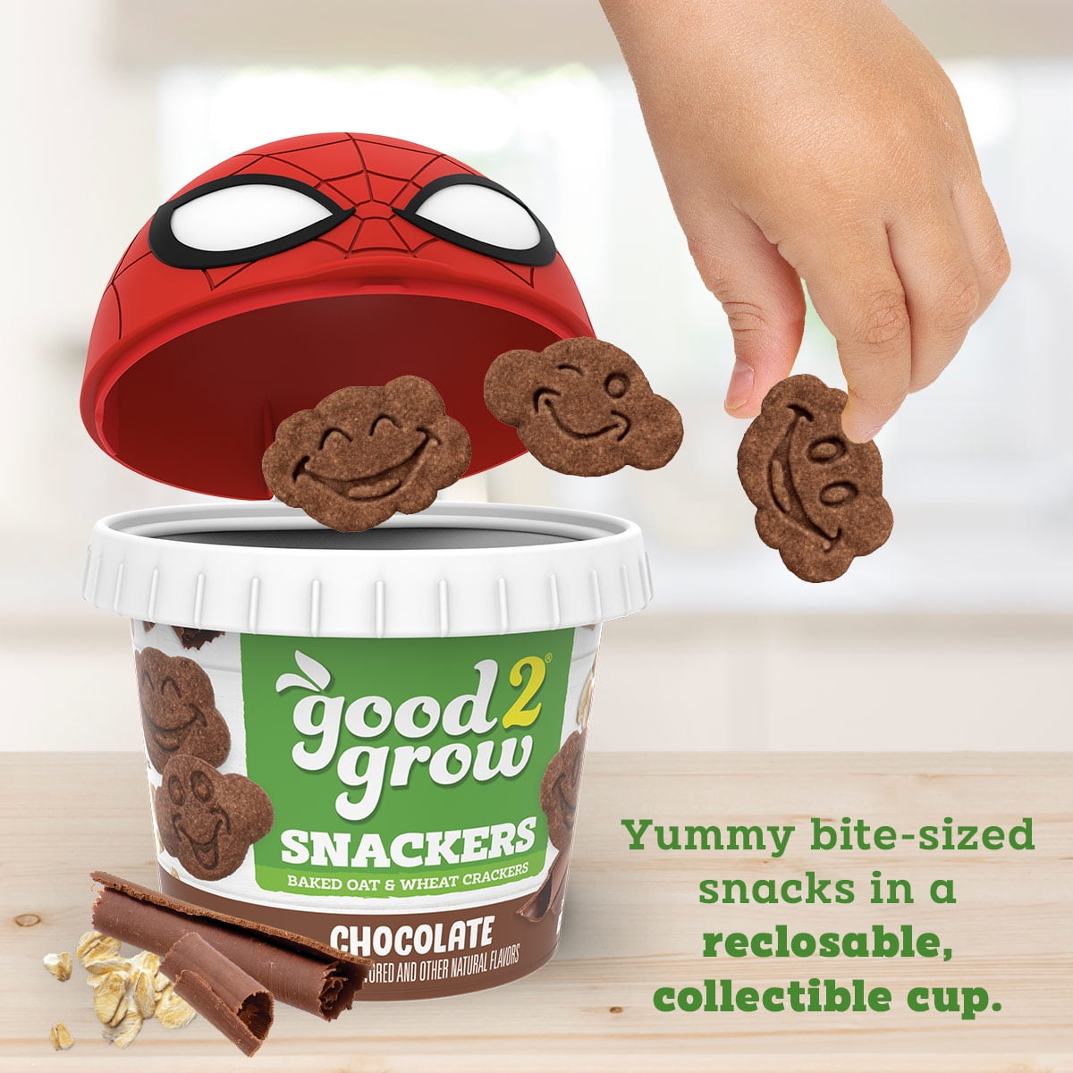 good2grow 2oz Chocolate Snackers (Character Tops Vary)