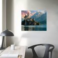 thumbnail image 4 of Creowell  Castle Wall Art Living room Bedroom Canvas prints Poster Printing Pictures Wall Decoration 16x12in, 4 of 6