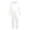 White, variant on Boys’ Hooded One Piece Jumpsuit, Long Sleeve Solid Color Zip Up Onesie, Casual Halloween Costume for Kids