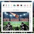 thumbnail image 2 of Football Field Backdrop It's Game Time American Rugby Auditorium Light Photography Background for Boys Football Theme Birthday Baby Shower Party Decorations Banner, 2 of 10