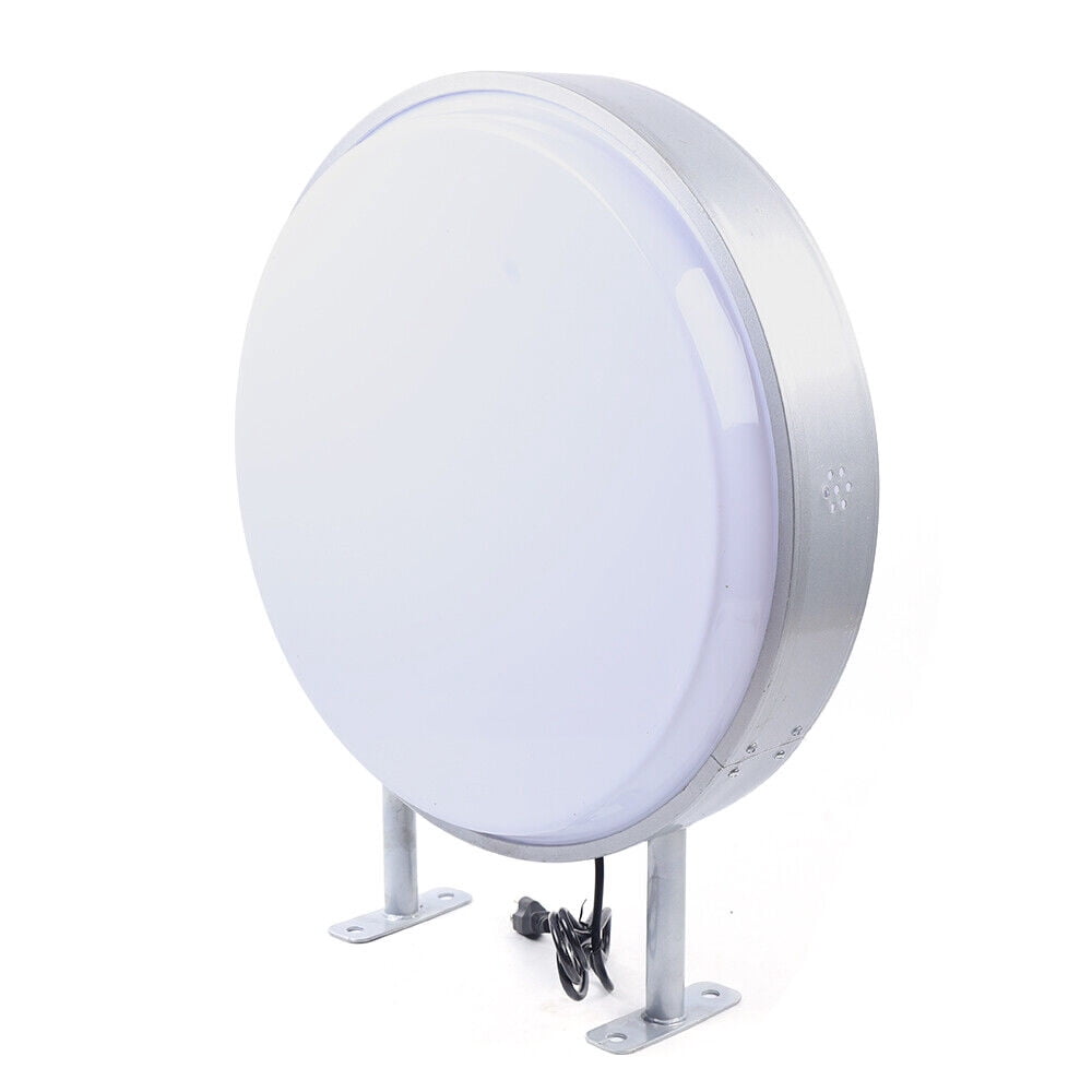 20" LED White Double Sided Round Light Box Outdoor Sign Advertising Projecting Light for Supermarkets