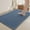 Blue, variant on VUNATE Waffle Bathroom Rugs Ultra-Soft Non-Slip Bath Mat Super Absorbent Quick Dry Bath Rugs for Bathroom Floor Machine Washable Bathroom Mats with Tassels Boho Bathroom Decor 17"x24" Brown