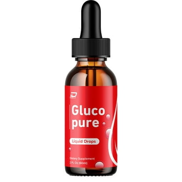Gluco Pure Drops Healthy Blood Support Formula – GlucoPure Dietary Supplement Drops, 1 Month Supply