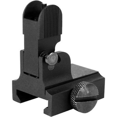 AIM Sports AR-15/M16 A2 Front Flip-up Sight/Gas Block, Black