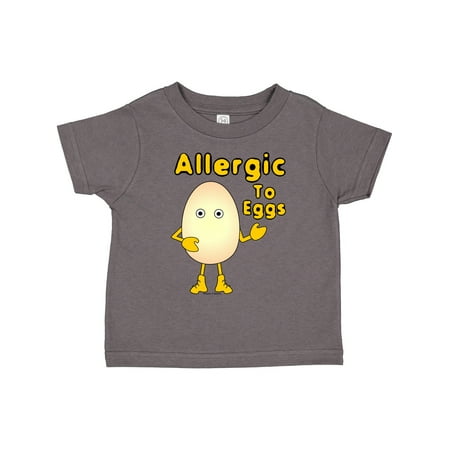

Inktastic Allergic to Eggs Gift Toddler Boy or Toddler Girl T-Shirt