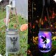thumbnail image 2 of Schmetterlingsfee Im Einmachglas, Mostof 2 Stck Hngend Solar Laterne Lichter Fr Auen, Ip44 Wasserdicht Gartenleuchte Fr Draue (fee-farbe) (hy), 2 of 5