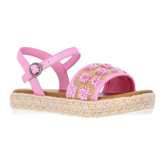 Wonder Nation Little Girls and Big Girls Fashion Platform Sandals