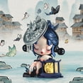 thumbnail image 5 of Figura de acción de caja sorpresa de la serie Wu Shuang Town del 14.º aniversario, figura misteriosa de Dimoo Skullpanda, caja sorpresa, modelo de juguete para coleccionar, 5 of 5