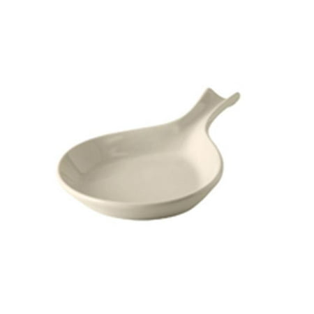 

Tuxton BBP-100 Vitrified China Fry Pan Server Black - 12 oz - 1 Dozen