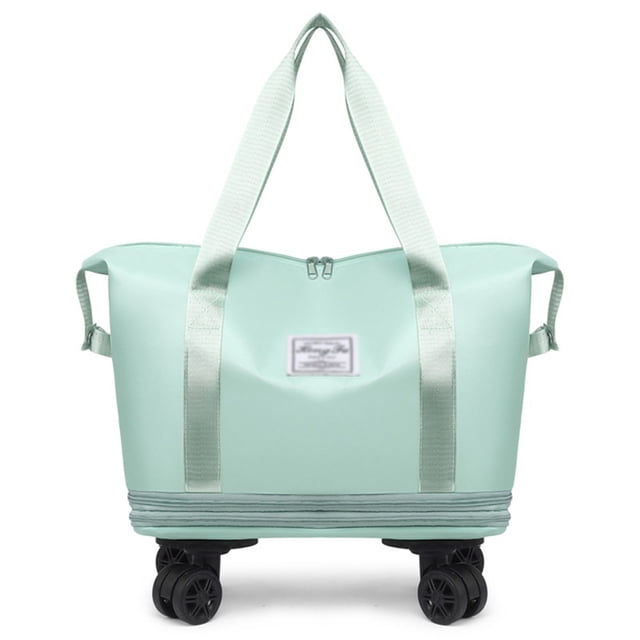 Large Capacity Travel Bag with Wheels, Universal Wheel Removable, Expandable Foldable Duffle Bag