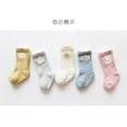 thumbnail image 2 of 1 Pair Baby Socks for Infants 0-3 T Newborn Toddler Little Girls Thicken Warm Anti-slip Floor Socks,Blue,6-12 Months, 2 of 7