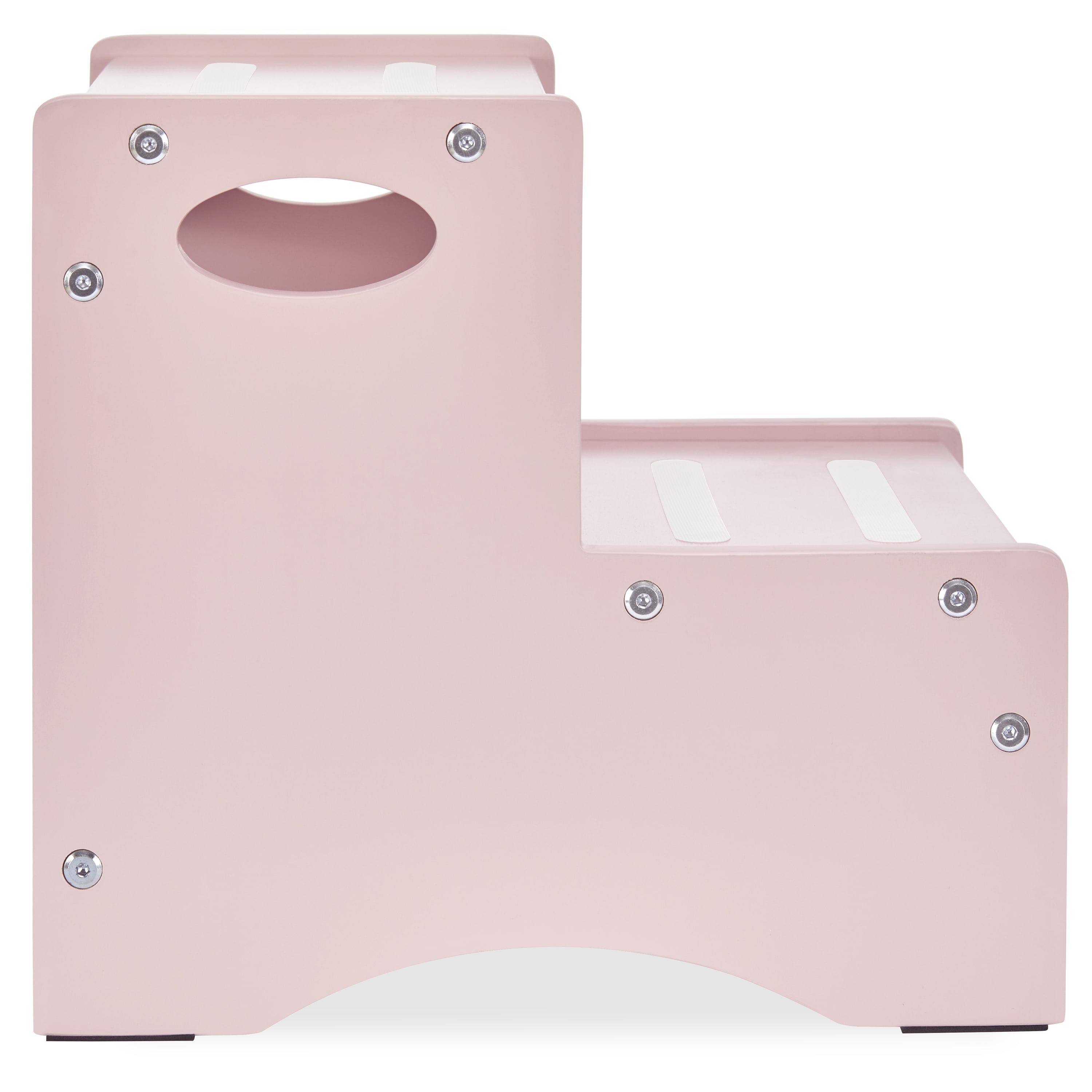 Dream On Me Little Steps Step Stool / Anti-slid base / Multipurpose Kids Step Stool / Sturdy & solid stool for kids In Pink