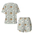 thumbnail image 5 of Lsque Little Puppies Women's Short-Sleeved Pajama Set - 2 Piece Soft and Lightweight Sleepwear Set-X-Large, 5 of 9