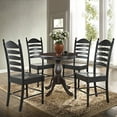thumbnail image 2 of Carolina Chair & Table 3030T-ESP Table à Manger Ronde sur Pied Fairview - Espresso - 30 Po., 2 of 2