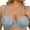 Blue, variant on LIUYUNNN Women's Double Lace Plus Size Bra Medium Support Sports Bras for Women, Size 110D