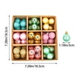 ArWgKavx Reduced Hangs Colorful Handicraft Christmas Balls Gift Box
