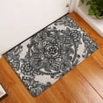thumbnail image 4 of Flower Anti-Slip Doormat Kitchen Mandala Entrance Door Mat Flannel Carpet Doormat Colorful Indoor Floor Mats Rug, 4 of 6