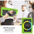 thumbnail image 2 of REQO Heavy Duty Protective Tablet Case for Samsung Galaxy Tab S8+/S7+/S7 FE 12.4", 3 in 1 Rainbow Colors Shockproof Silicone Cover with Pencil Holder,Shoulder Strap,Hand Strap,Fold Kickstand, 2 of 7