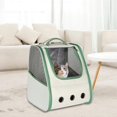 thumbnail image 1 of transportadora de mascotas ventilada, bolsa para perros y , correa de hombro ajustable para exteriores, bolsa de jaula suave , 32x28x37cm Salvador Portador de viaje para mascotas, 1 of 7