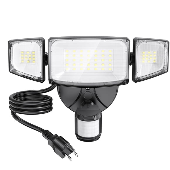 Luz exterior con sensor de movimiento Olafus 42W 5000LM 6500K