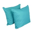 thumbnail image 2 of 25-inch Double-corded Spun Polyester Square Floor Pillows with Inserts (Set of 2) 9813-CD-S2-REO-SOL-12, 2 of 3