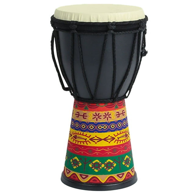 Kids Musical Instruments Beginner African Drum Toy For Early Learning And Preschool Education With Design Hand Drum(Four Patterns) Boys Kitchen Set for Ages 6-12 Castanets Handle Kids Learning Tables