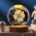 thumbnail image 3 of Favor de fiesta Cumpleaños Dormitorio Decoración Brillante Planetario Galaxia Astronauta Bola de cristal USB LED Luces de noche Regalo de Navidad para niños, 3 of 4