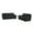 Black, variant on Titan Furnishings Modern Leather Upholstered Sofa & Loveseat Set in Black