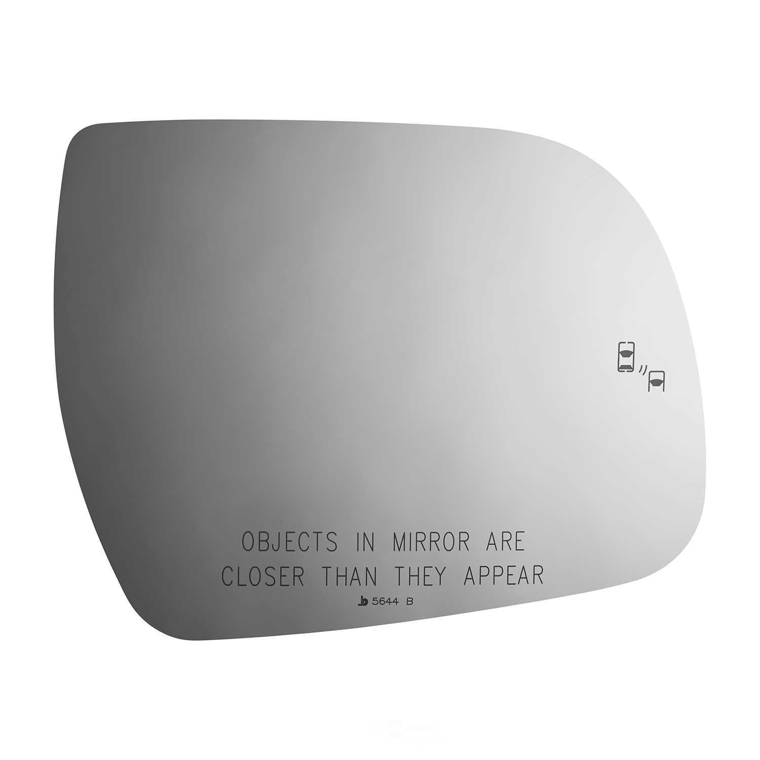 Burco Side View Mirror Replacement Glass - Clear Glass - 5644B
