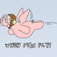 thumbnail image 2 of CafePress - When Pigs Fly! Long Sleeve T Shirt - Long Sleeve Infant T-Shirt, 2 of 2
