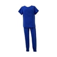 thumbnail image 4 of Conjunto médico femenino, lavable a máquina, transpirable, duradero, pantalones para correr, enfermera Azul real, 4 of 8