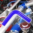 thumbnail image 2 of Unique Bargains 25mm 0.98" ID 90 Degree Elbow Silicone Reducer Hose Pipe Bend Turbo Water Intercooler Blue, 2 of 6