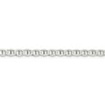 thumbnail image 2 of White Sterling Silver chain Anchor Men's Flat 24 in 4.75 mm, 2 of 5