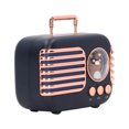 thumbnail image 4 of Estéreo azul, altavoz retro Bluetooth Lindo altavoz pequeño vintage Altavoz retro Bluetooth Lo mejor de la línea Jadeshay A, 4 of 8