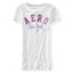 thumbnail image 2 of Camiseta adornada Aeropostale Aero New York Mujer Blanca XS, 2 of 2