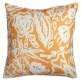 thumbnail image 3 of Fab Habitat Indoor/Outdoor Throw Pillow Made from Recycled Polyester Yarn - Double Sided, Stain Resistant, Machine Washable - Abstract - Patio, Deck, Living Room - Glamis Mustard Yellow (20" x 20"), 3 of 8