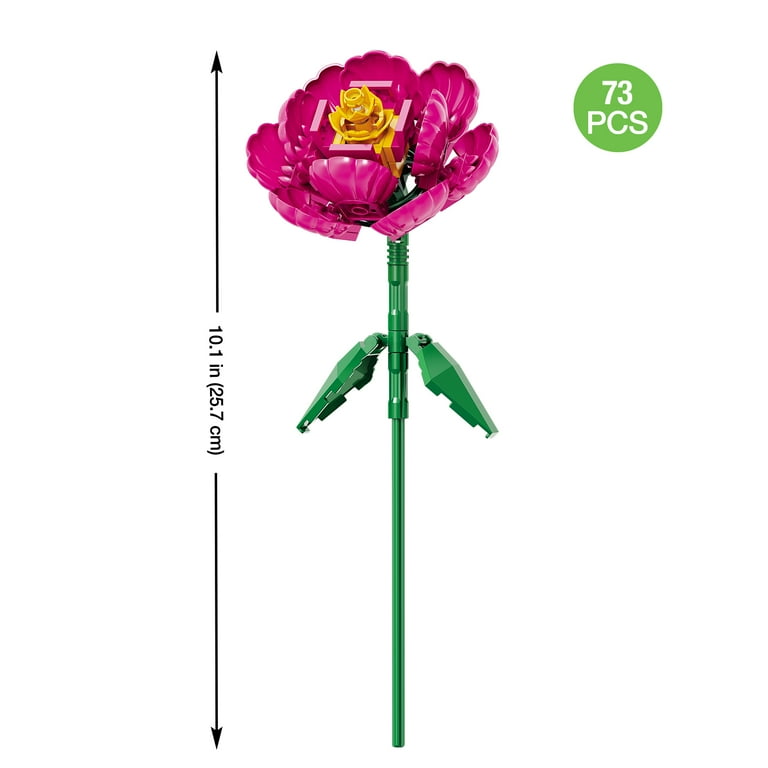 BRICKCRAFT BRICKTANICALS PEONY - Walmart.com