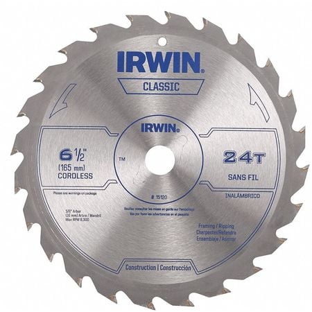

Saw Blade Steel 6-1/2in 24Teeth