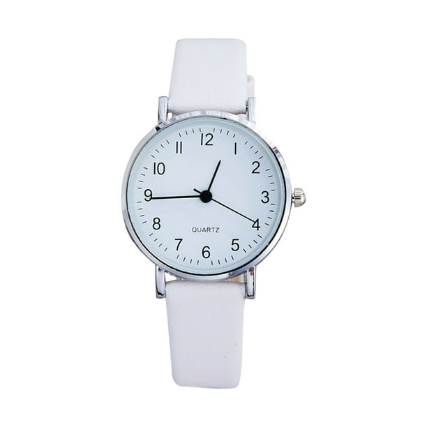 On Sale! Womens Watches Women's Watch Quartz Dial Digital Watch Pointer Glow Watch For Women And Girls Mothers Day Gift for Grilfriend,White Buy 2 Save 10%